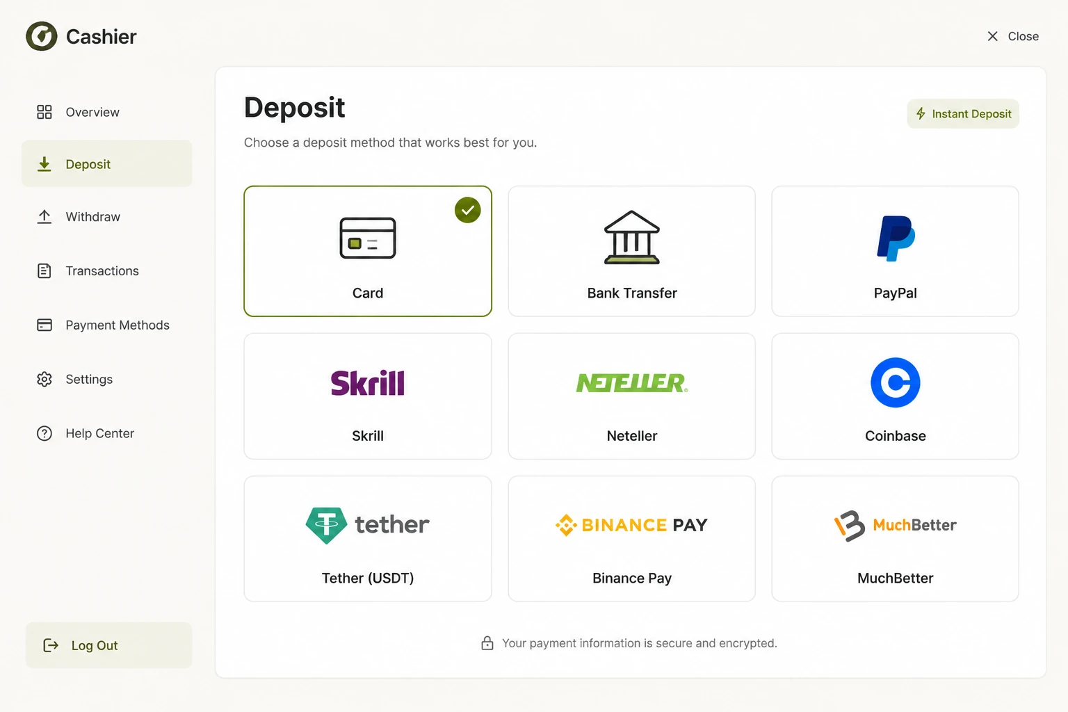 Secure Banking Environment